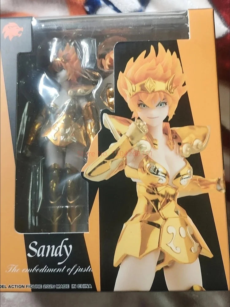 In-Stock Great Toys Saint Seiya Myth Cloth EX Holy Contract Female Leo Sandy Action Figure Knights of Zodiac GT Toys Gifts