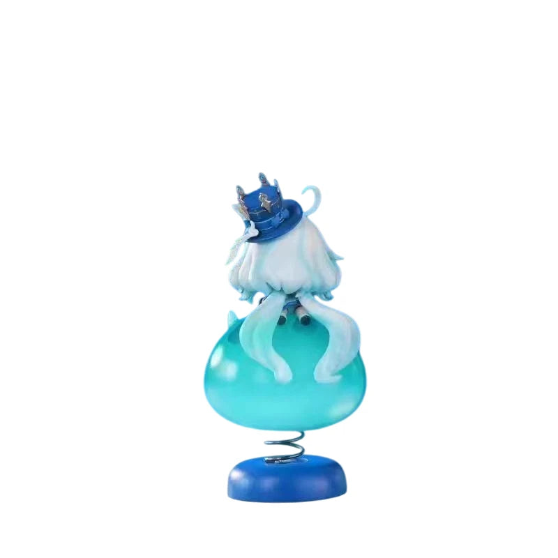 Genshin Impact Q Version Furina Figure Anime Vibrating Model Statue Collectible Toys Desktop Ornament Gitf For Fans And Gamers