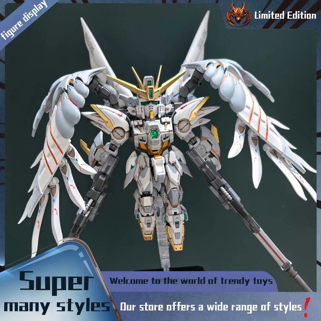 Wing Zero Bai Xueji Peripheral figurine model table decoration, birthday gift, trendy toy scene decoration, car decoration