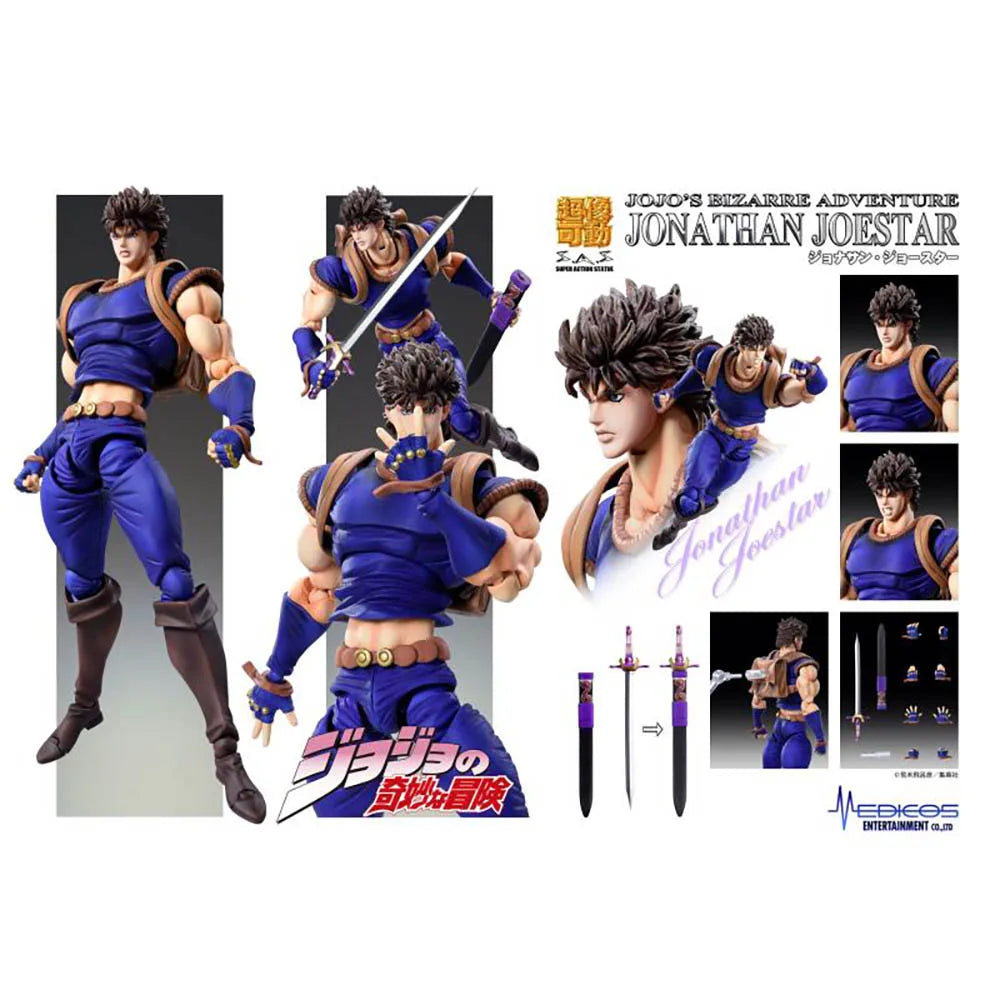 Anime Figures All Types Medicos Original Super Action Statue Jojo's Bizarre Adventure Season 1-8 Anime Model  Action Anime Toys