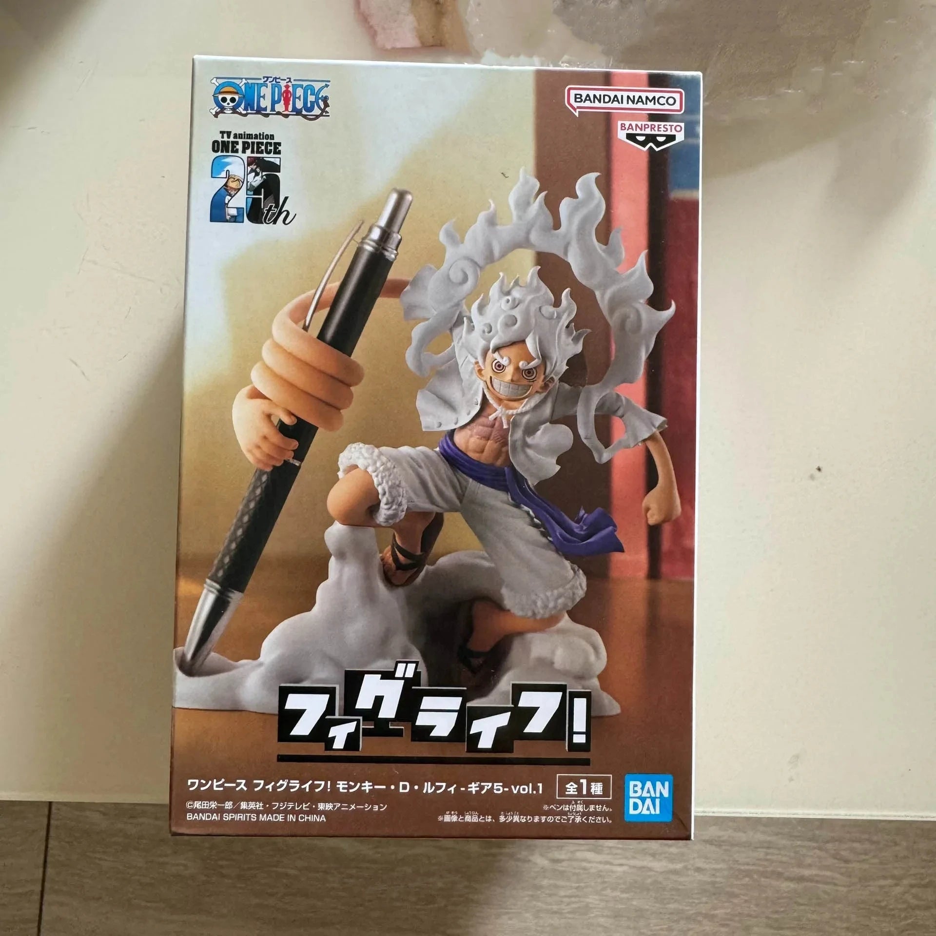 100 % auf Lager Original Banpresto Fig Life Gear 5 Monkey D. Luffy Figur Anime One Piece Modell Original Boxed Toy