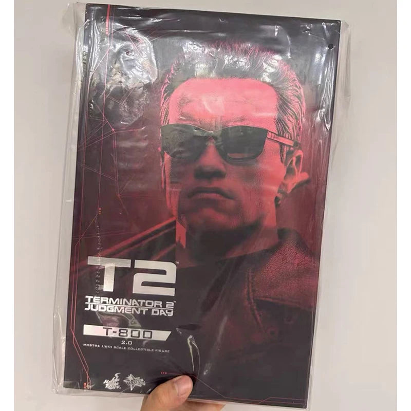 Original Hot Toys HT MMS795 Terminator 2 Judgment Day T-800 2.0 1/6th In Stock Anime Action Collection Figures Model Toys