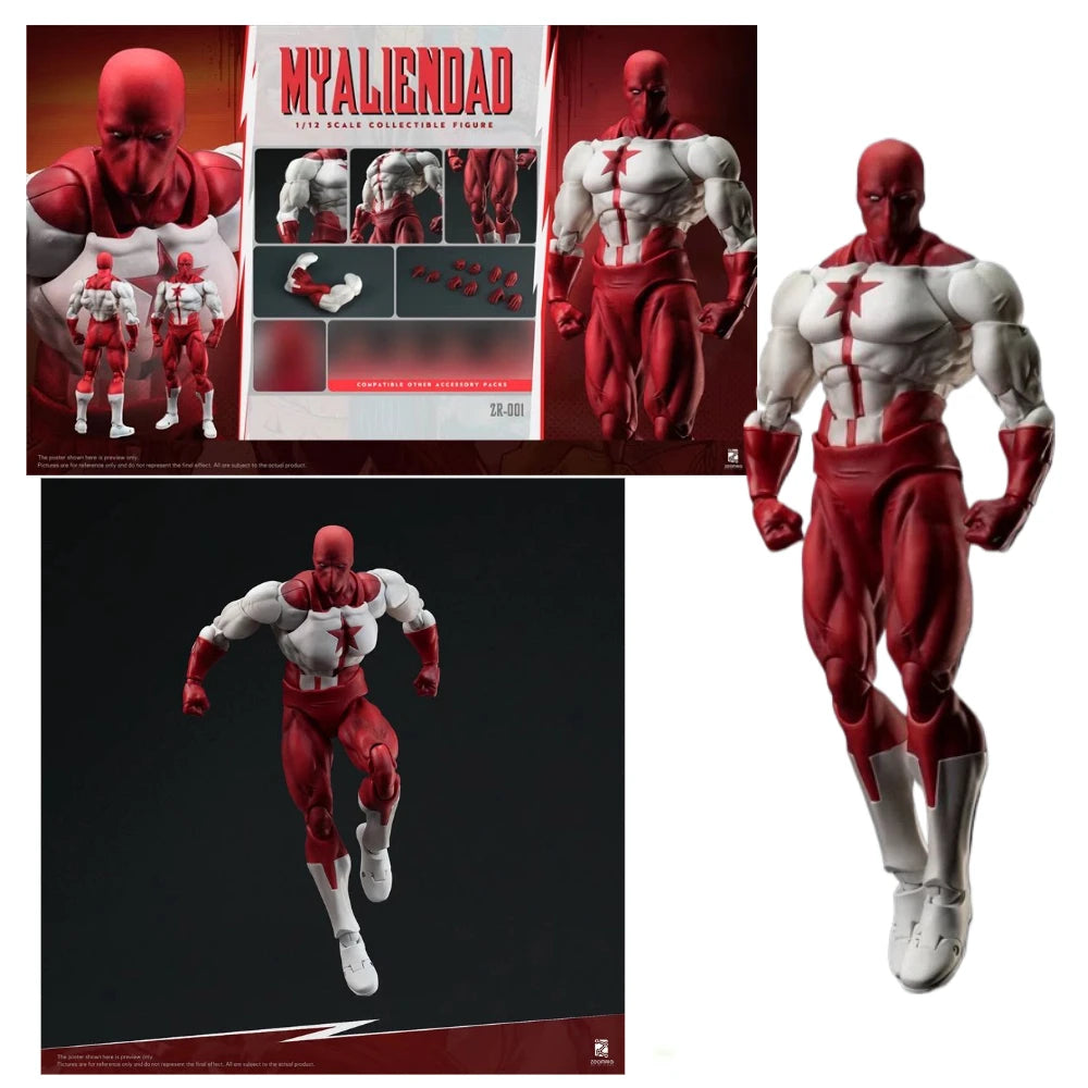 【Coming Soon】ZOOMRIG Studio ZR-001 TN-001 1/12 MYALIENDAD Invincible Boy Omni-Man Action Figure Toy
