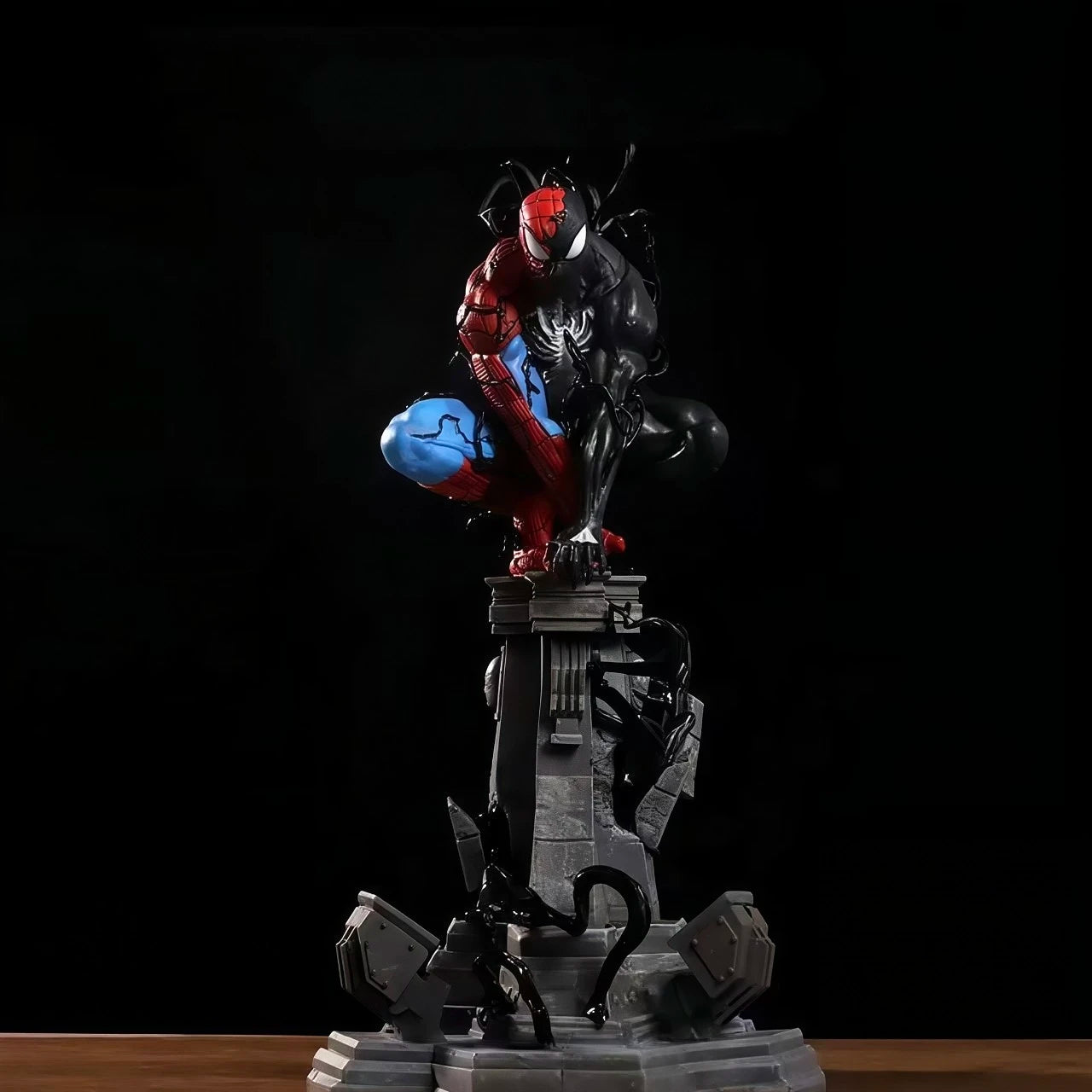 37cm 14.5 inch Anime Spider-Man Figures Pvc Statue Desktop Ornamen Collection Statue Model Decoration Room Desk Toys Gifts