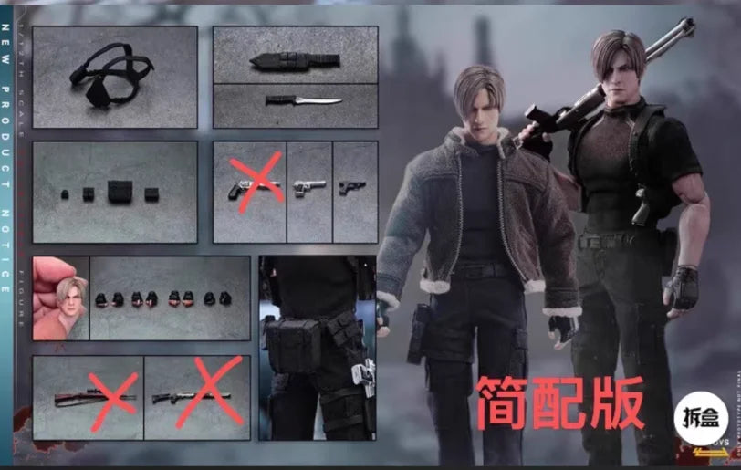 Original In-Stock 1/12 NWtoys Leon Lee Sangguang Biohazard OG Cloth Action Figure Model Desktop Collection Ornament Toys Gifts