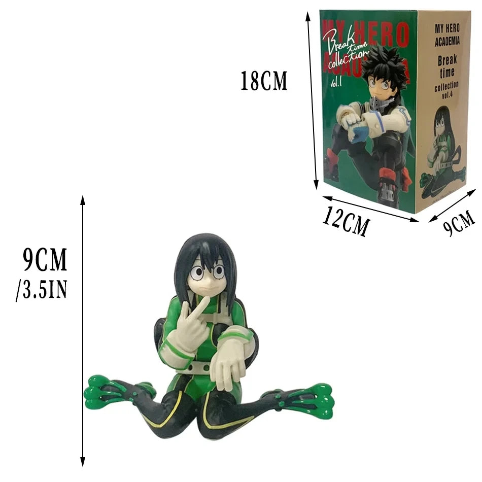 Anime Figure My Hero Academia Midoriya Izuku Bakugou Katsuki Todoroki Shoto Asui Tsuyu PVCAction Figure Collectible Model Toys
