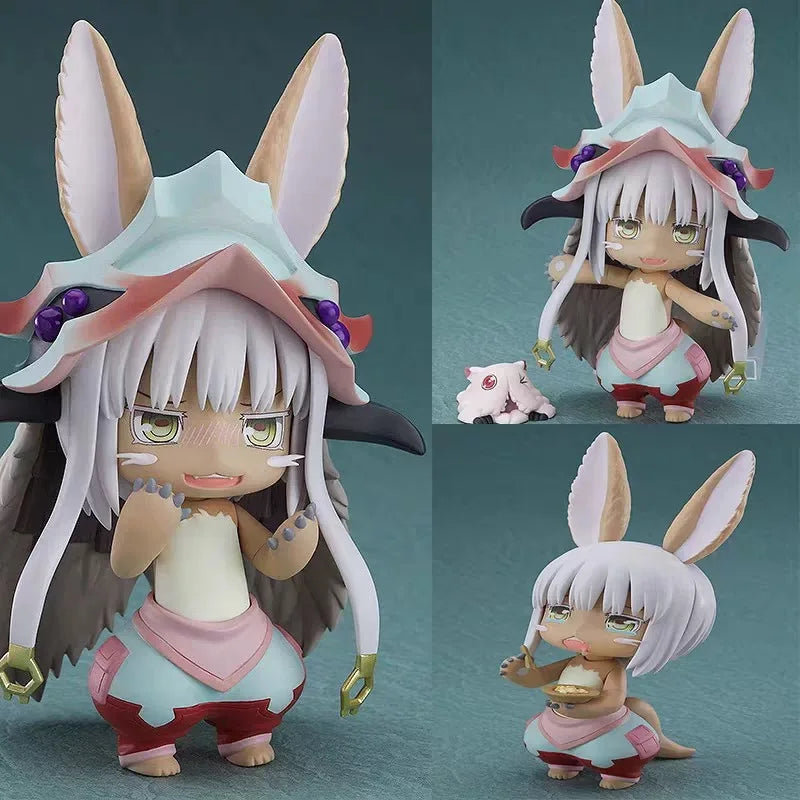 10cm Q Version Made In Abyss Riko Reg 1053# 1054# Anime Peripheral Action Figure Toys Doll Gift Desktop Decoration Fans Gifts