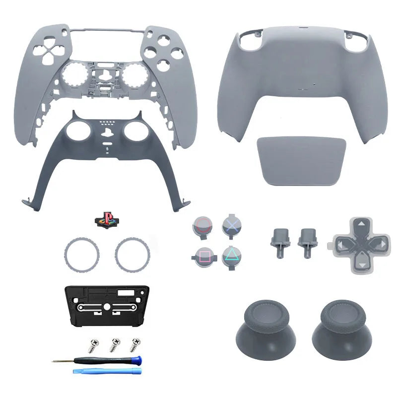 Limitiertes 30-jähriges Jubiläum für PS5-Controller-Shell, Rückseite, Vorderseite, Playstation 5-Gehäuse, Ersatz für BDM-010/020/030/040/050