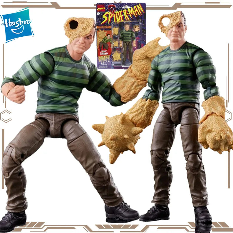 Hasbro Original Genuine  Marvel Legends Spider-Man 6 Inches Sandman Action Figure Toys for Boys Girls Gift Collectible Model