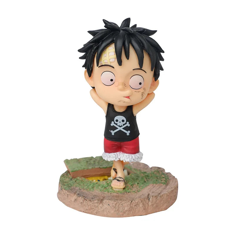Anime One Piece Figur Monkey D. Luffy PVC Actionfigur Statue Sammlermodell Kinderspielzeug Puppe Geburtstags- und Weihnachtsgeschenke