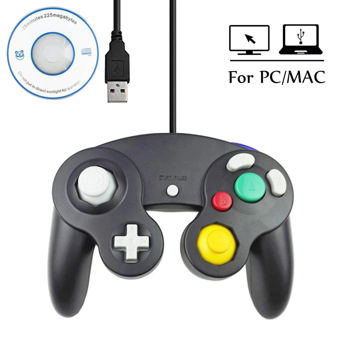 Gamecube Controller And Machine For Game Cubes Controller Single Button For NGC For GC Controller For ...