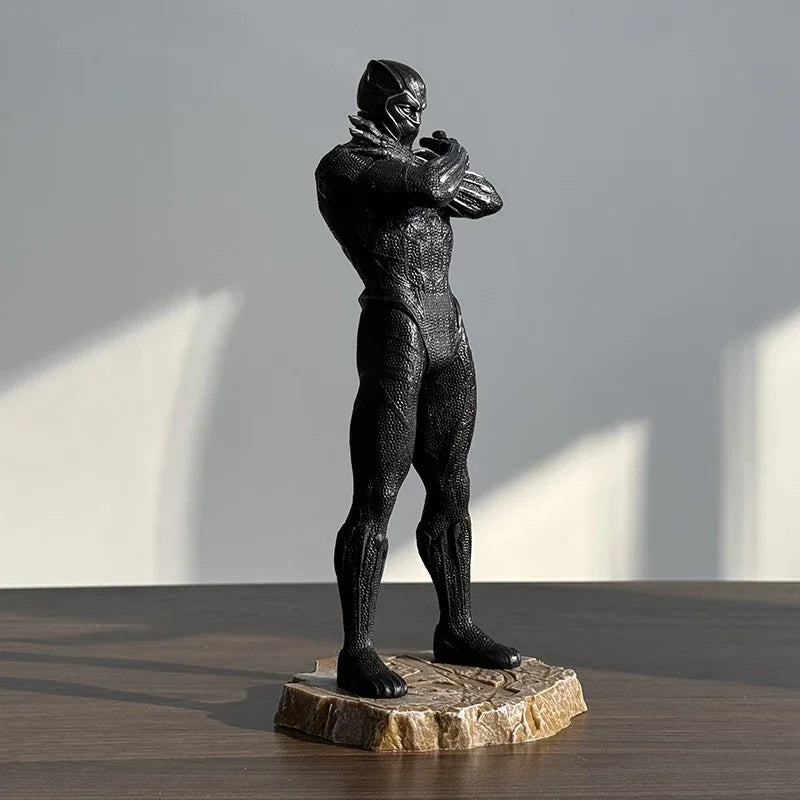 Avengers Figur Iron Man Actionfigur Black Panther Tony Stark PVC Modell Statue Sammlung Dekoration Spielzeug Geschenk Puppe Ornamente