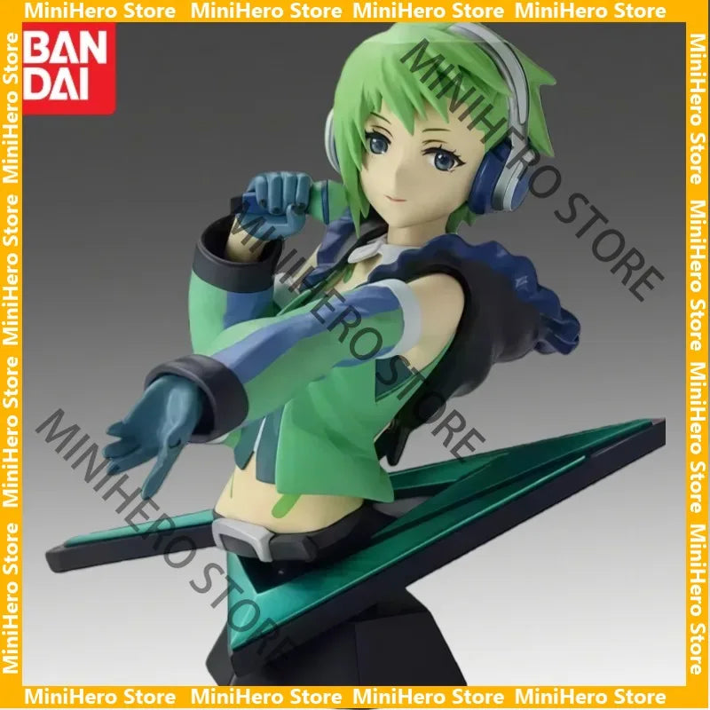 In Stock Original Bandai Banpresto Macross Lena Plau Action Figure PVC 1/7 Display