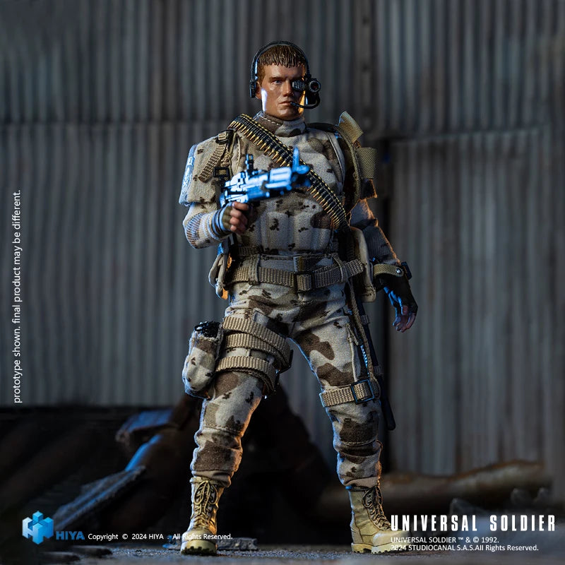 Inventory 1/12 Hiya Super Series Universal Soldier Luc Deverau Action Figure Exquisite Anime Collection Model Toy Holiday Gifts