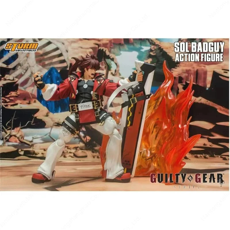 Original Storm Toys Sin Equipment Sol badguy In Stock Anime Action Collection Figures Model Toys