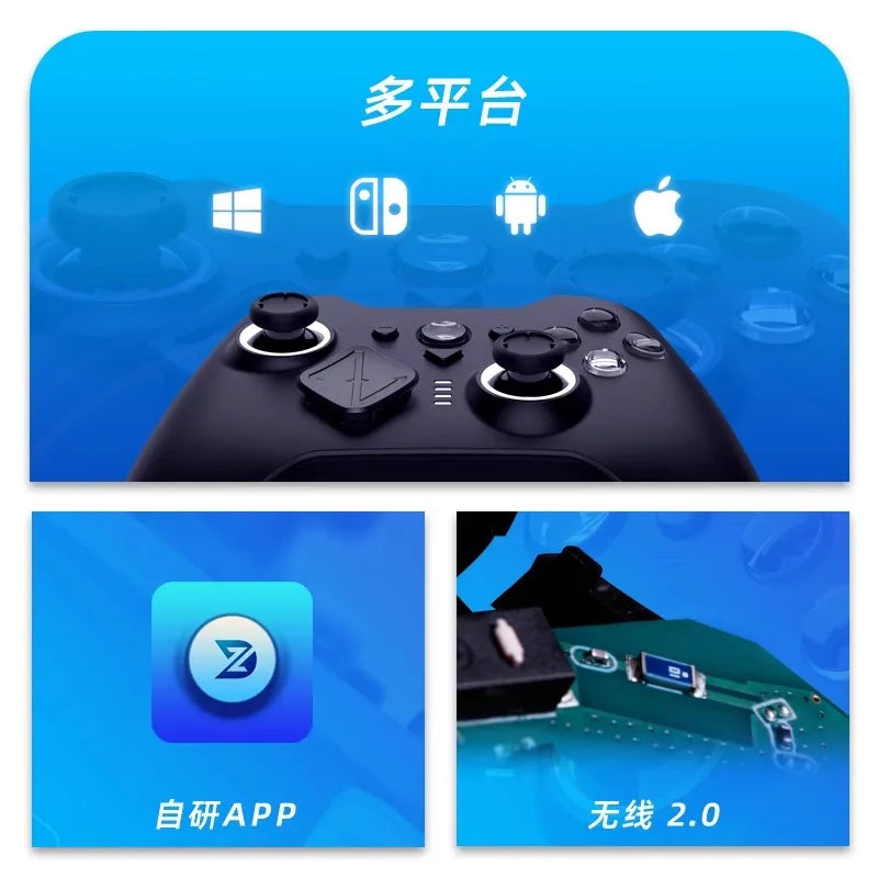 Zd O+Excellent Gaming Controller Elite Modular Sensory Rgb Switch Phone Bluetooth Controller Ns Tablet Steam customizable xbox