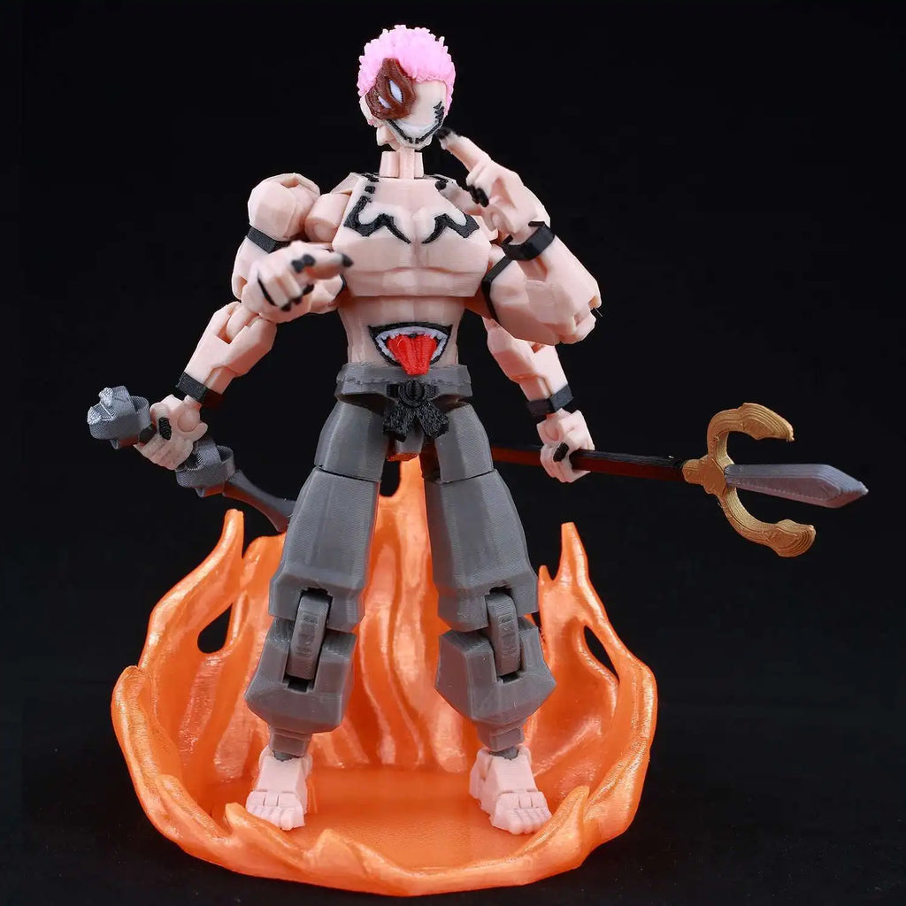 9L 3D-gedruckter Anime Jujutsu Kaisen Sukuna Lucky13 Dummy 13 beweglicher Shapeshift T13 Actionfiguren Schaufensterpuppenspielzeug für Sammler