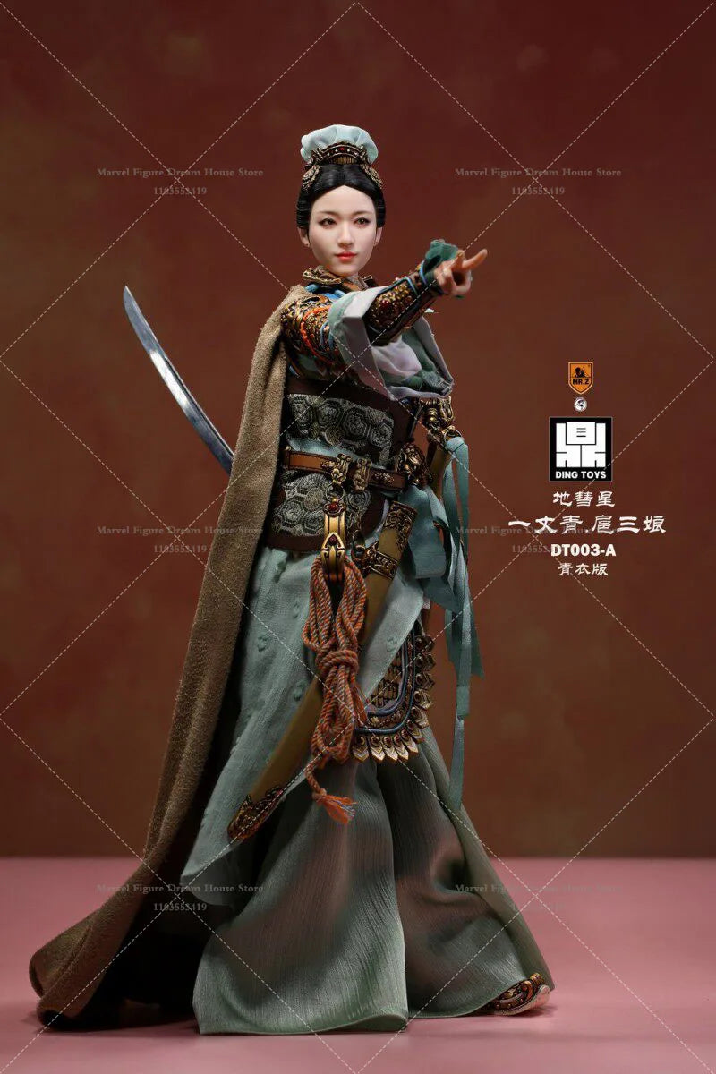1/6 Scale Yizhang Qing Hu San Niang Martial Prowess 12inch Full Set Action Figure Soldier Height 32CM Mr.Z X DING TOYS DT003 A/B
