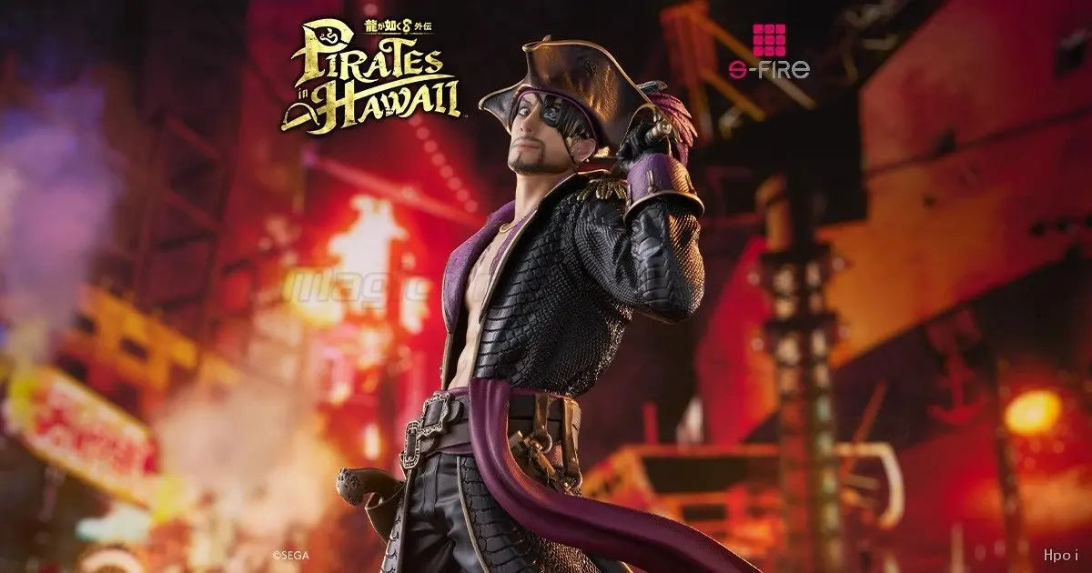 【MT】Pre-sale S-FIRE Like A Dragon 8 Side Story Pirates in Hawaii Majima Goro 1/7 Scale H26cm Anime Figure