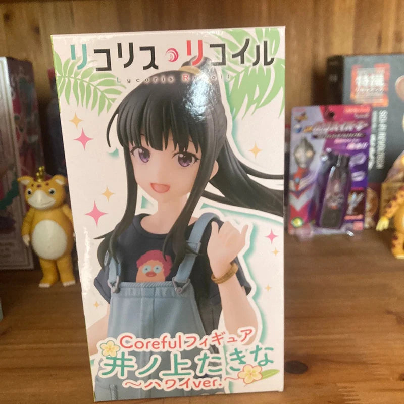 TAiTO Coreful Lycoris Recoil Nishikigi Chisato Inoue Takin Hawaii State Ver. PVC 18CM Anime Action Figures Model Collection Toy
