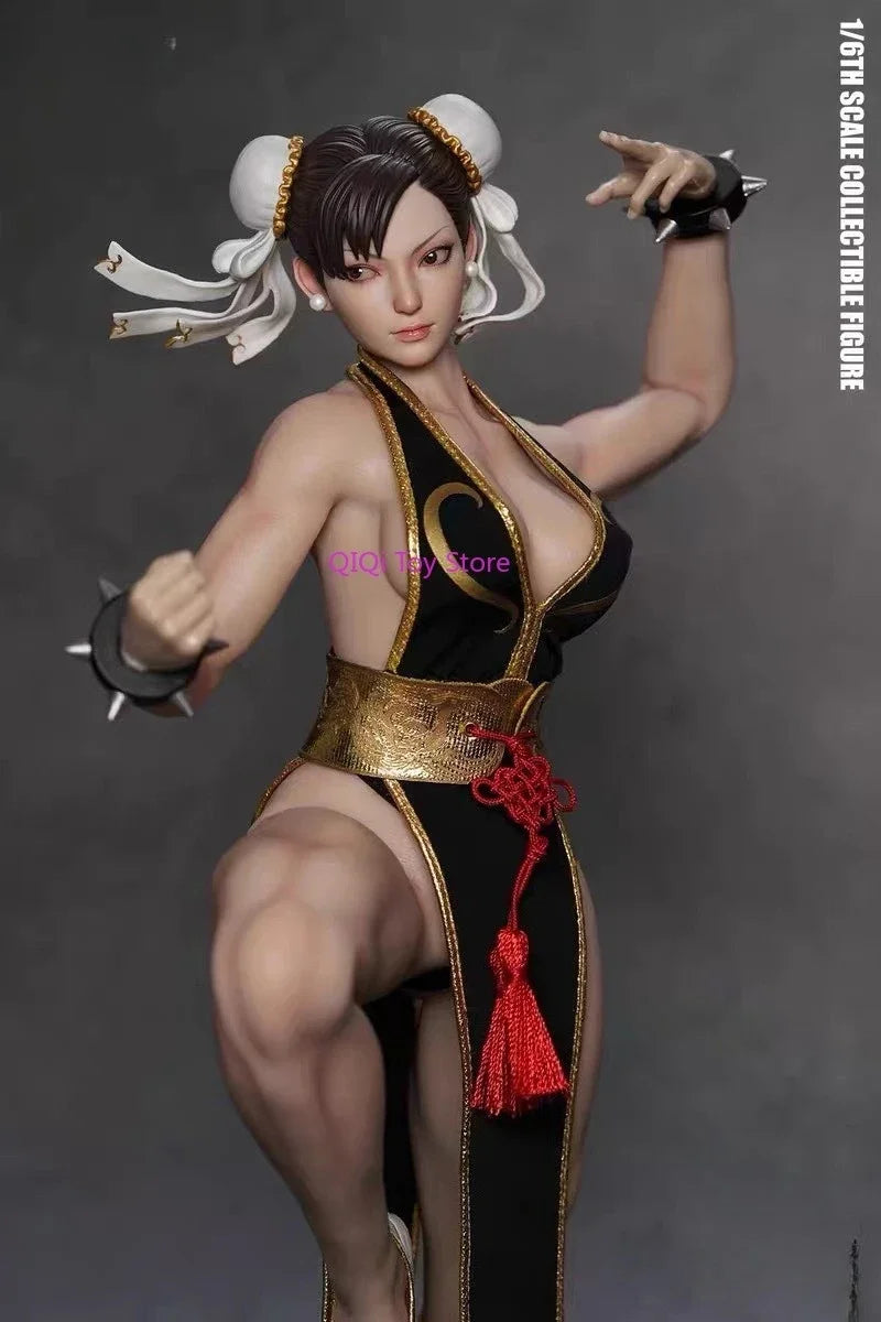 Brand new in stock  Chunli 023 blue, black  Fighting Goddess 2.0 Chunli movable doll