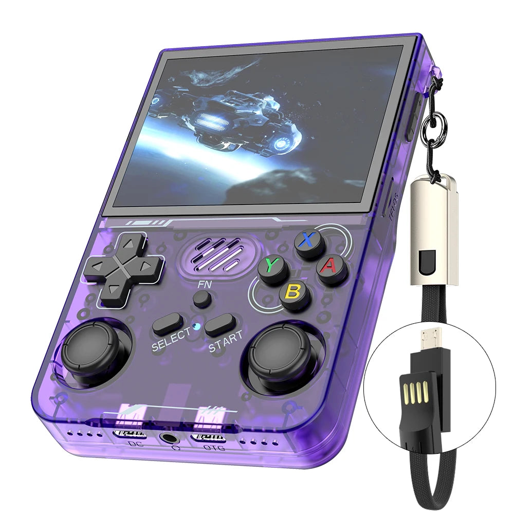 R36S updated R36XX Retro Handheld Game Console Linux ARKOS 3.5Inch IPS Screen