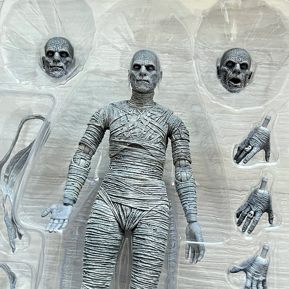 Neca Mummy Figure Universal Monster Black And White karloff Colorful Model Action Figure Toys Birthday Gifts