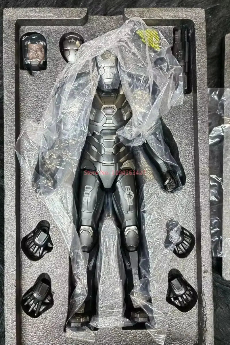 Original Hot Toys War Machine Actin Figures 1/6 The Avengers War Machine Rhodes Figurine Ht MMS530 Alloy Diecast Collection Toys