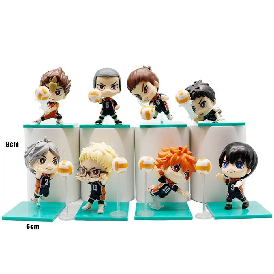 New Arrival & Hot Sale! 8-Pack Anime Figure Model Ornaments, Boys' Toys, Surprise Gift, Wholesale Available