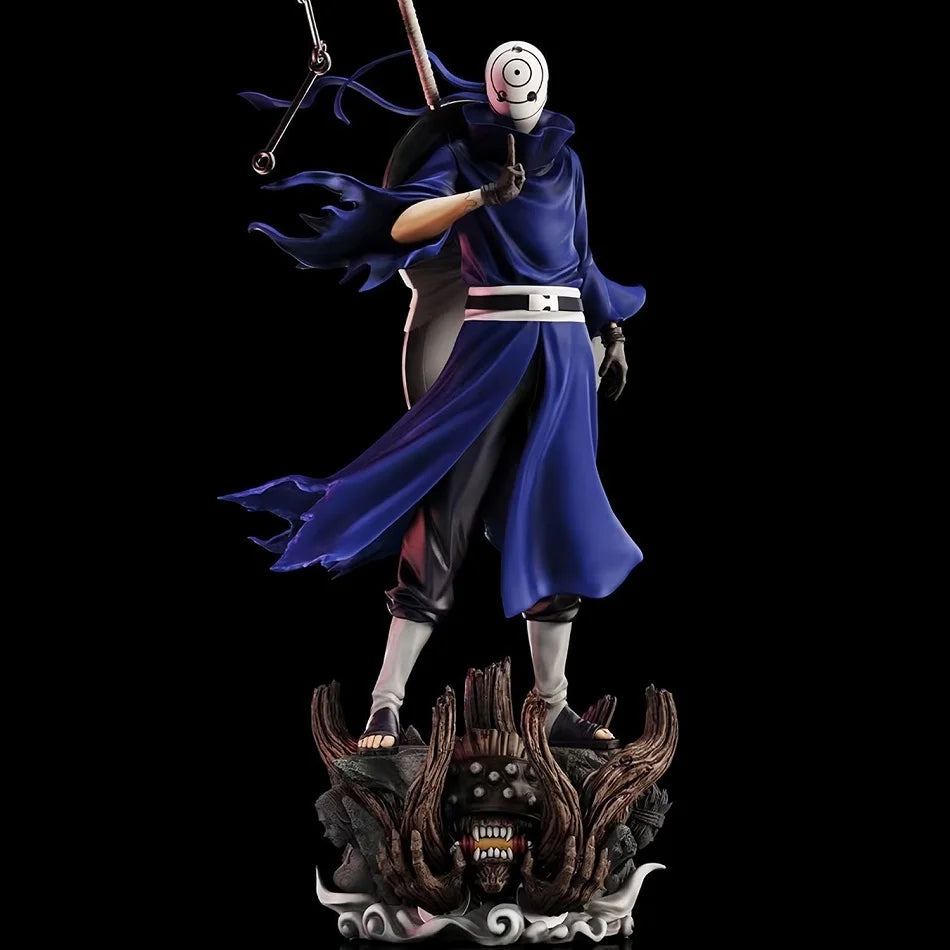 22 см НАРУТО Аниме Фигурки Учиха Обито Изправена Поза Скулптура Сцена Кукла PVC Модел Статуя Орнамент Колекция Играчки Подаръци