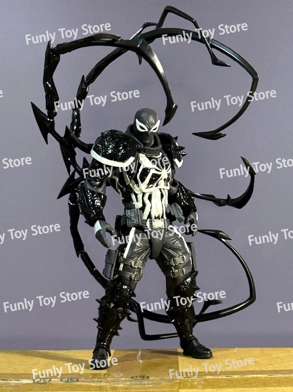 In Stock Ct Toys Agent Venom Amazing Yamaguchi Agent Anti Venom Figure Spiderman Anime Action Figure Customized Gifts Toys