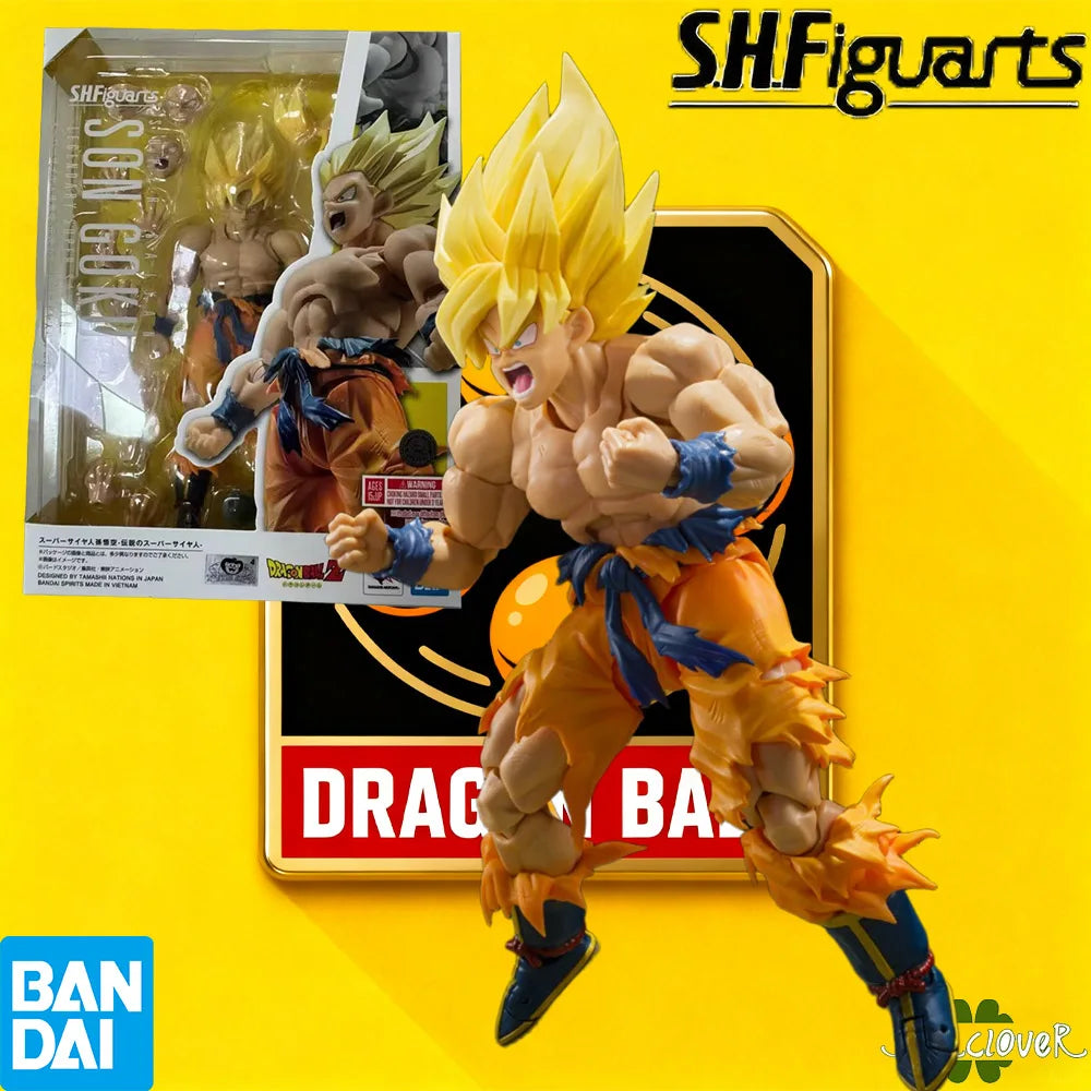 100% Authentic In Stock Genuine Bandai S.H.Figuarts Dragon Ball Cooler & Goku Anime Action Figure Collection Model Toy