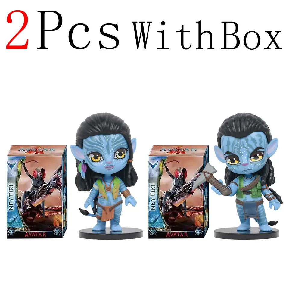 New popular Avatar: Fire and Ash cute Q-version figurine Jake Sully Neytiri PVC Figure Model Toys birthday gift Christmas gift