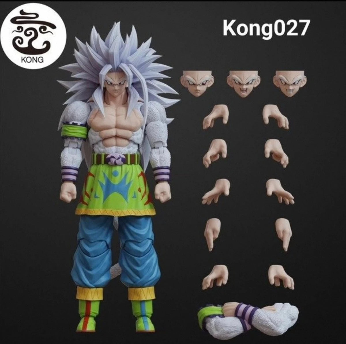In Stock Beast Deities Kong Studio Anhur 027 028 029 Shf Pink Ssj5 Goku 3.0 Figura Pvc SH Figuarts Anime Model Action Figure Toy