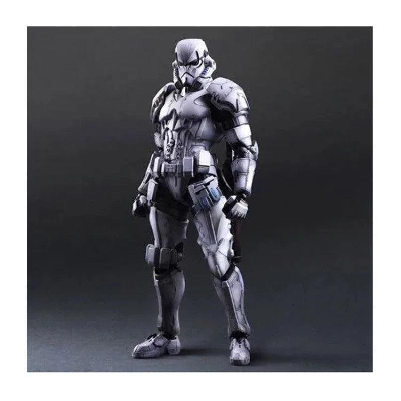 28cm PA modified Star Wars Black Knight White Soldier Darth Maul super movable figurine anime model collection ornament gift