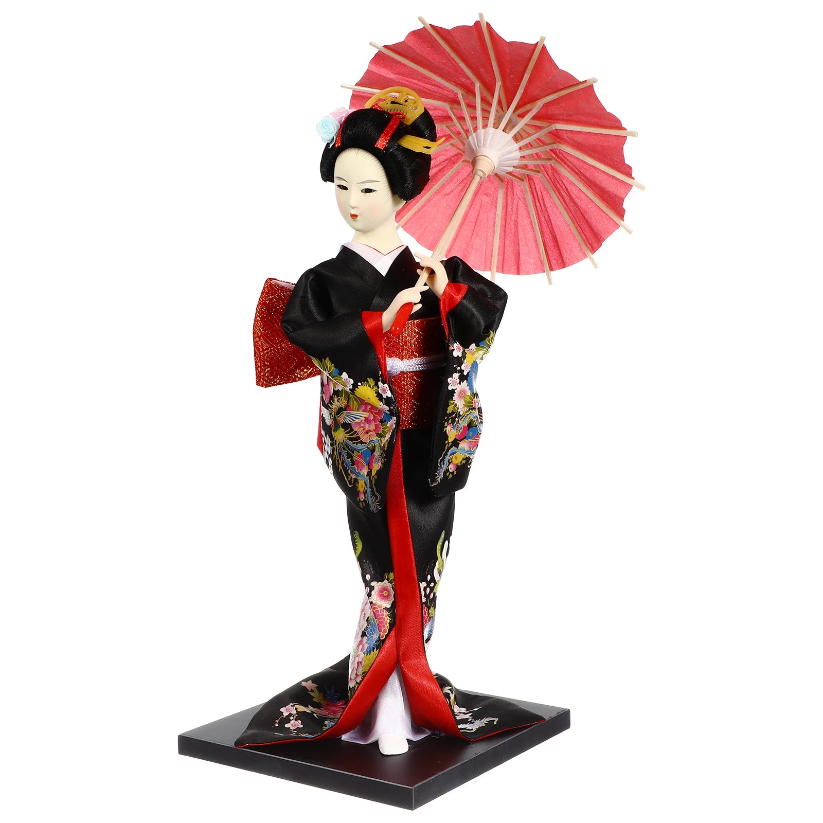 Kimono Geisha Japanese Geisha Figurine sushi shop tabletop ornament Japanese Kimono Girl Statue home restaurant Geisha deco