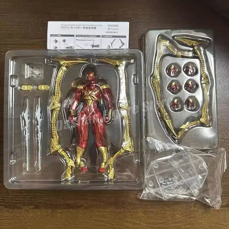 Amazing Yamaguchi Revoltech Agent Venom Action Figure Collection Superhero Eugene Thompson Venom Figurine Model Toys for Gifts