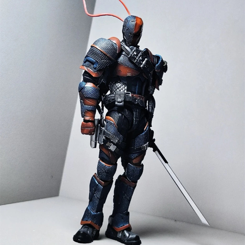 Brand New U-P-Finegures Deathstroke Arkham Knight Action Figure LPZZ Batman Figures V8.04 Suit 1/12 Collection DC Multiverse Toy