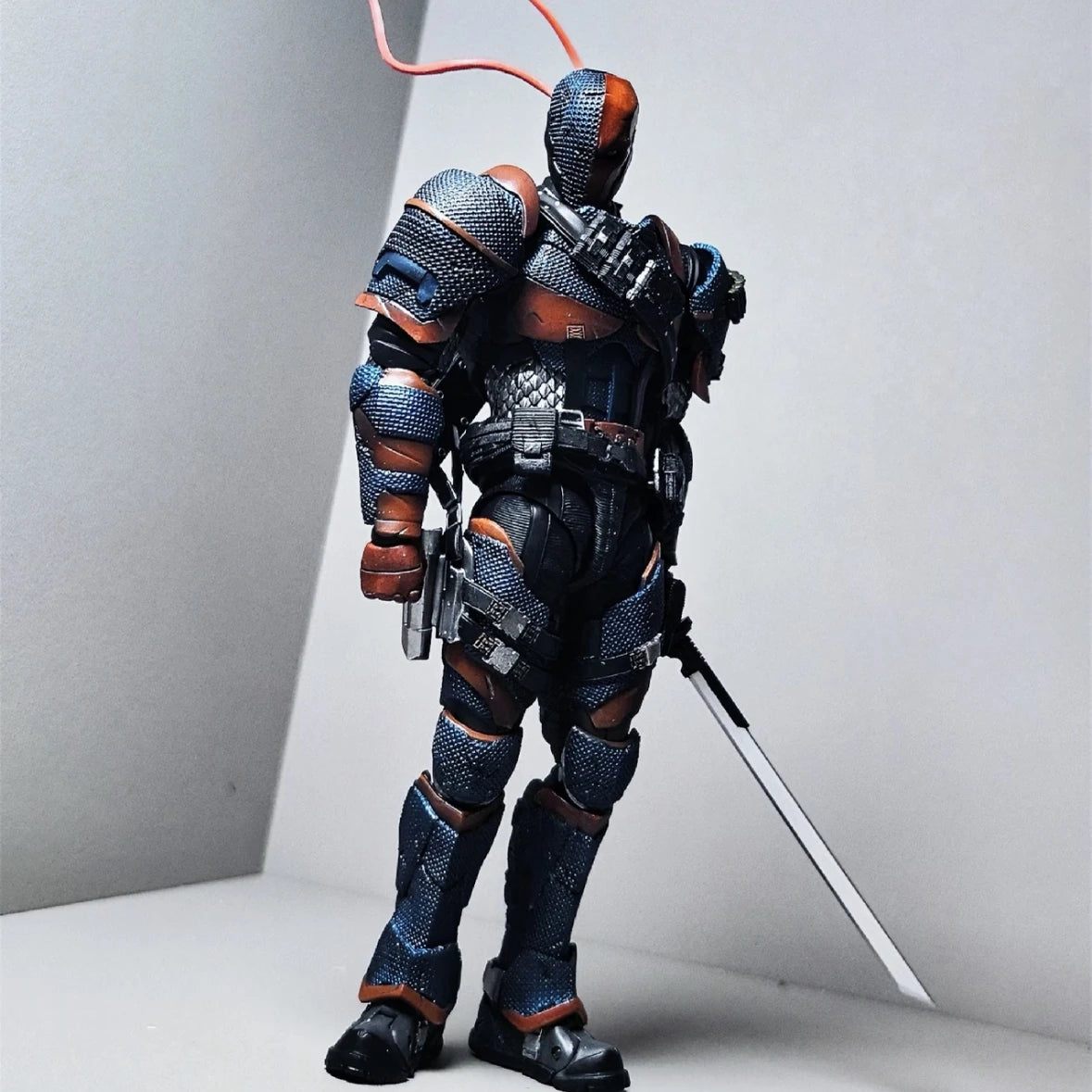 Brand New U-P-Finegures Deathstroke Arkham Knight Action Figure LPZZ Batman Figures V8.04 Suit 1/12 Collection DC Multiverse Toy