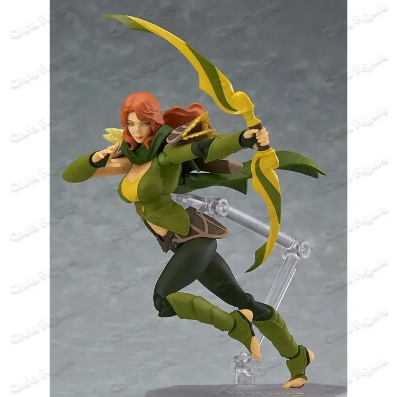 In Stock Authentic Max Factory Figma SP-070 Dota 2 Windranger Articulated Action Figure, Collectible Toy Gift