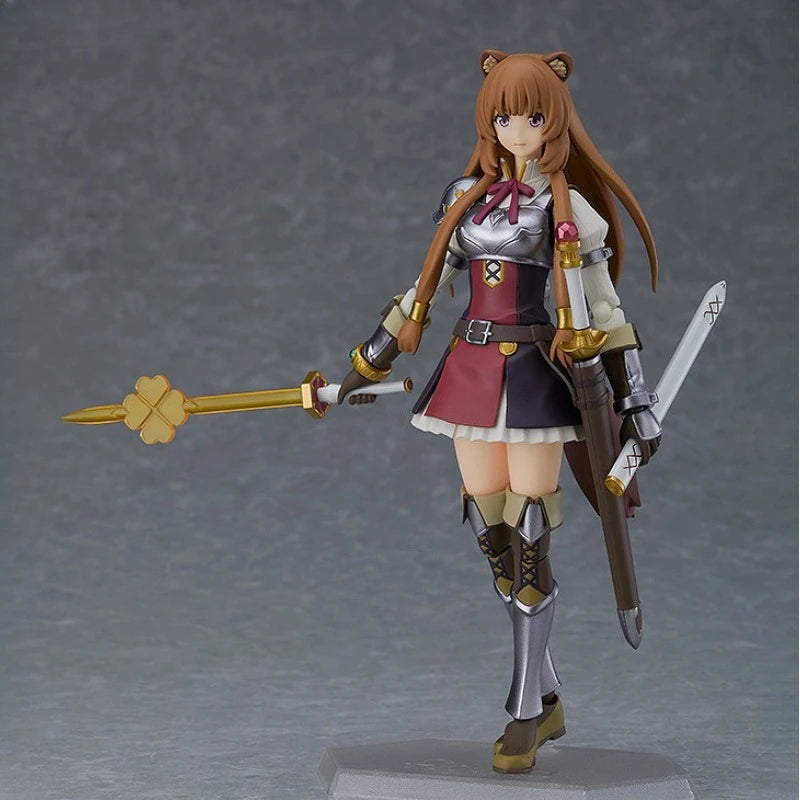 Max Original Figma Series The Rising of The Shield Hero：Raphtalia Anime Action Figure Assembly Model Toys Collectible Ornaments