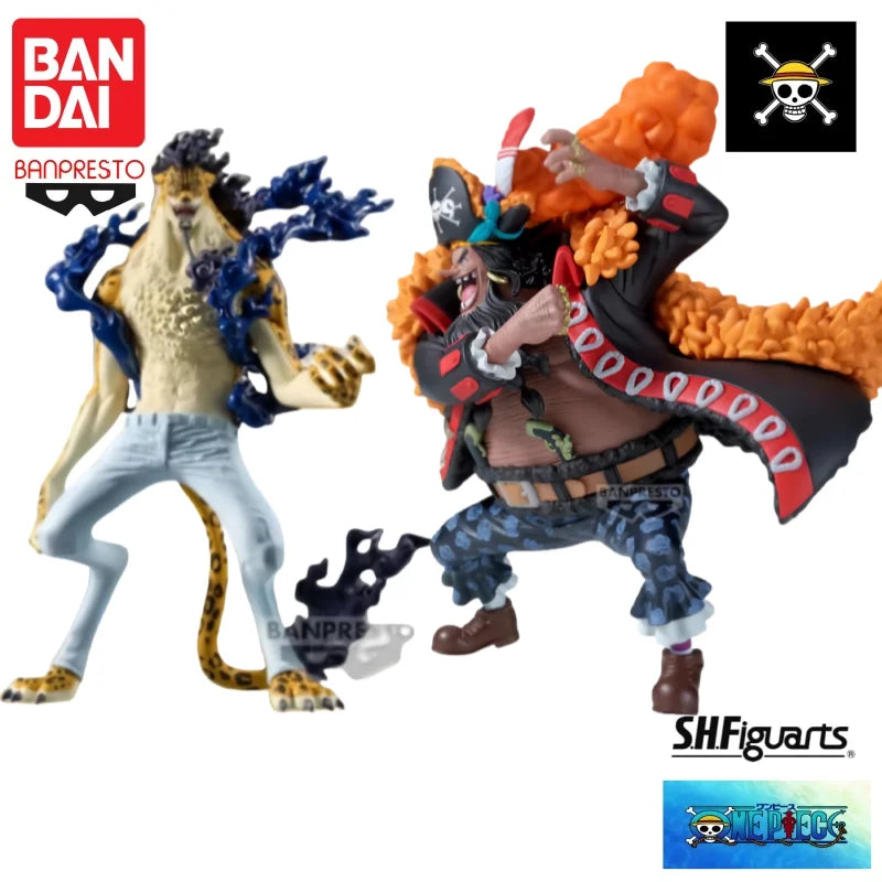 Bandai Original One Piece Anime Garage Banpresto Marshall D Teach King of artist Rob Lucci Awakening Brand New Boxed