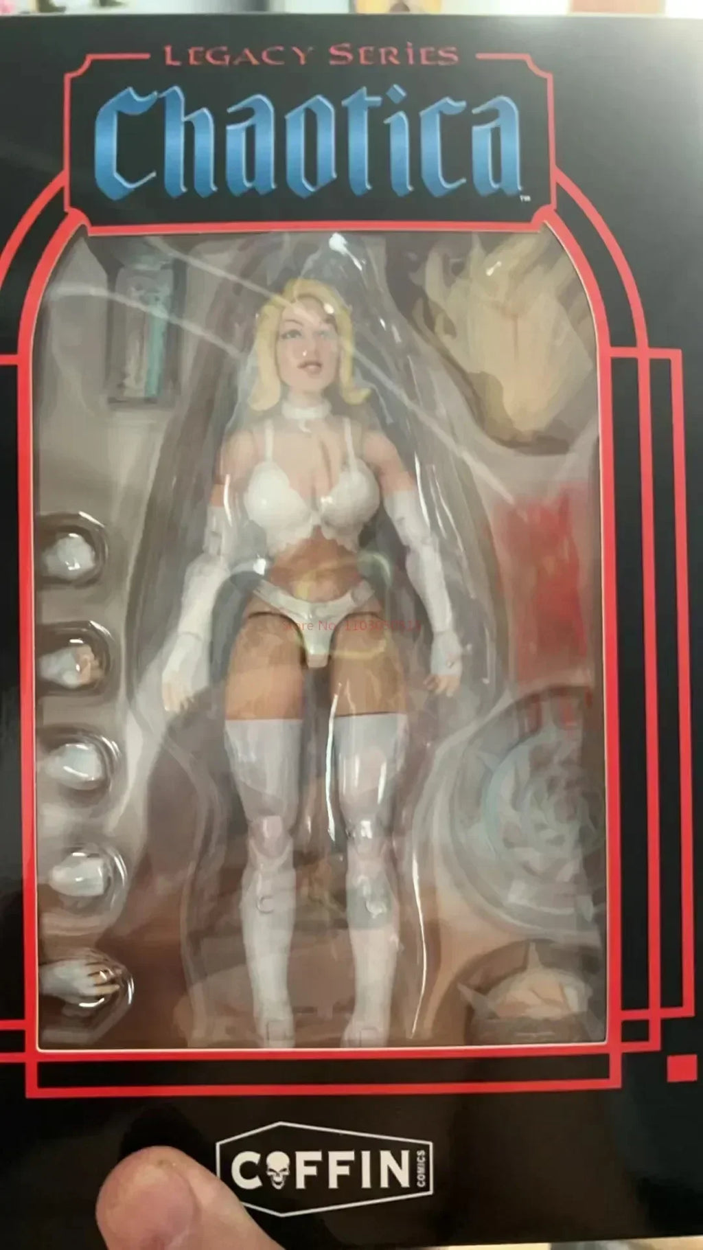 6-Inch Genuine 2024 Executive Replicas 1/12 Scale La Muerta Chaotica Lady Satanus Anime Figure Female Soldier Model Kids Gifts