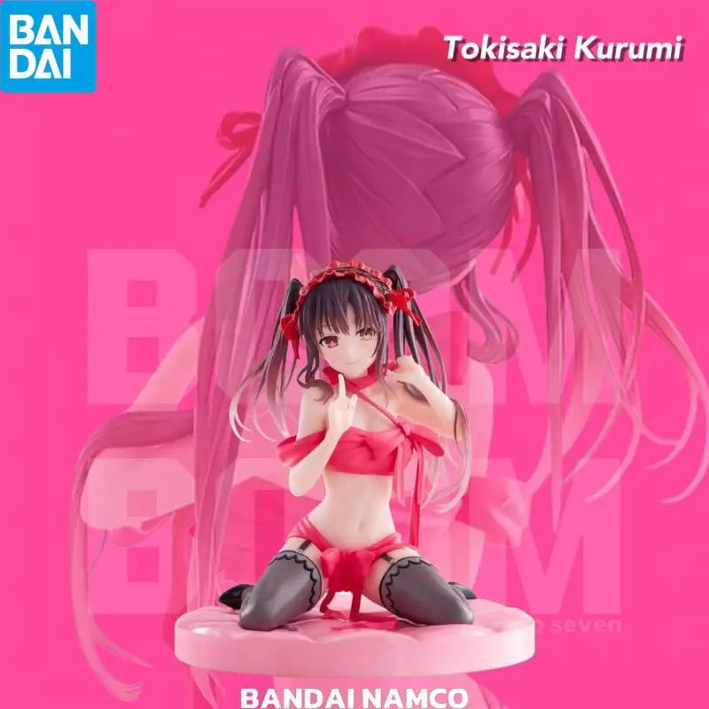 Genuine BANDAI NAMCO DATE A LIVE Happy Birthday Present Tokisaki Kurumi PVC Figure in stock Collector Figurine Toys Model gift
