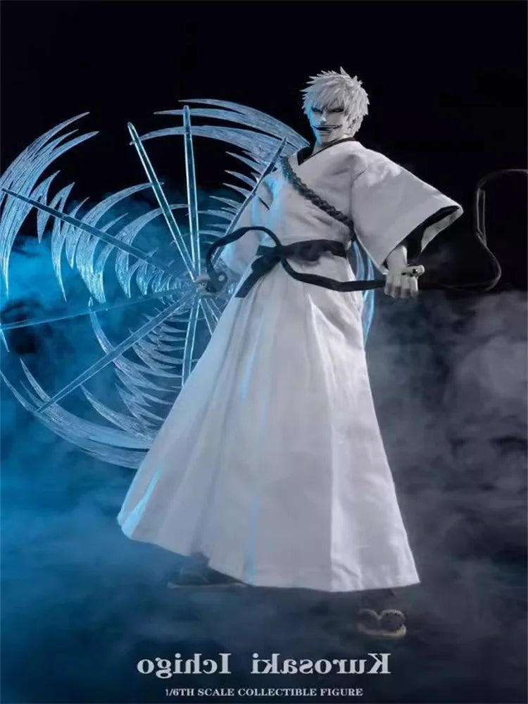 GAMETOYS GT-004 1/6 Male Soldier White Lord Void White Ichigo Double Head Carving Full Set 12'' Action Figures Model In Stock