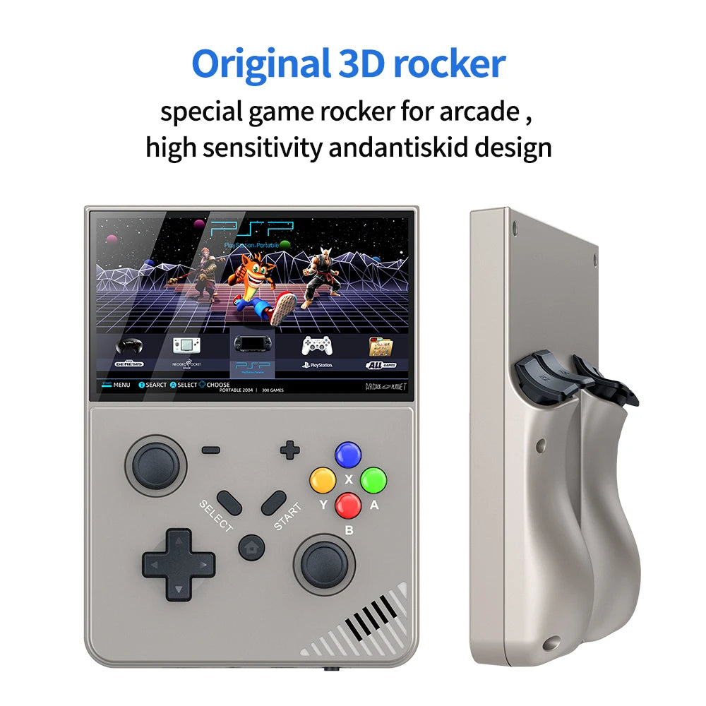 R43Pro 4,3 Zoll HD-Bildschirm LINUX Cortex-A17 Retro-Handheld-Videospielkonsole Open Source Linux-System Ideal für Reisen Kindergeschenk