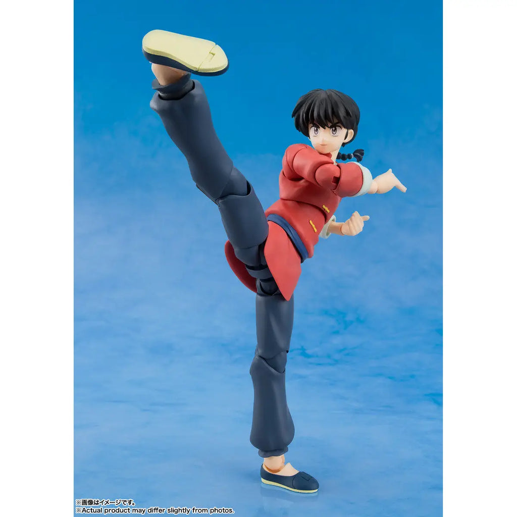 In stock Bandaihun SHF Ranma 1/2 Saotome Ranma ready stock movable figure collection gift