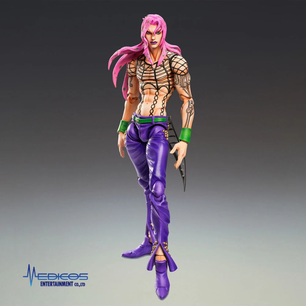 In Stock Original Medicos Entertainment Jojo No Kimyou Na Bouken Ougon No Kaze Diavolo Anime Figure Action Figure Model Gifts