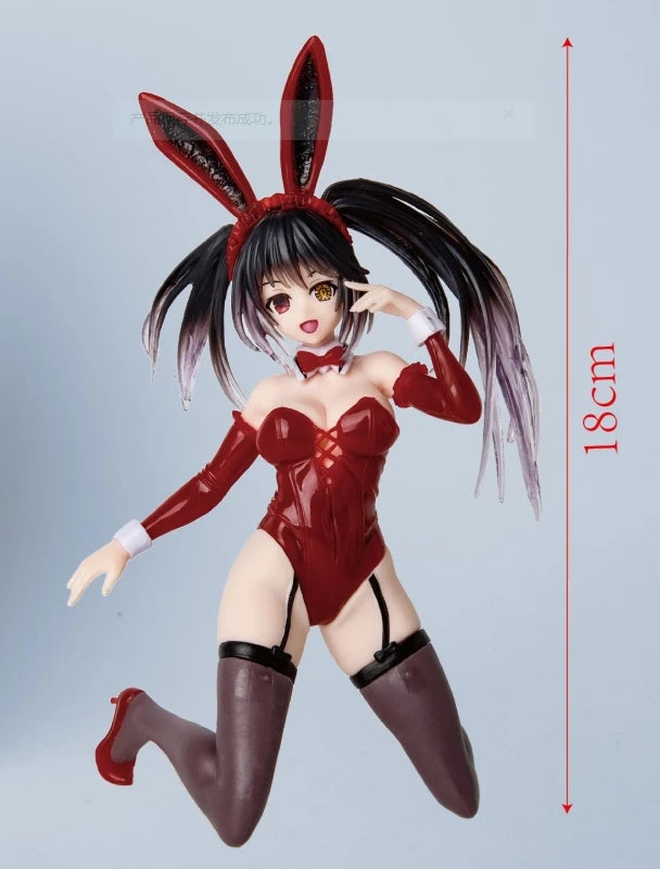 Anime Date A Live Tokisaki Kurumi Girls PVC Action Figure Model Doll Toys 18cm