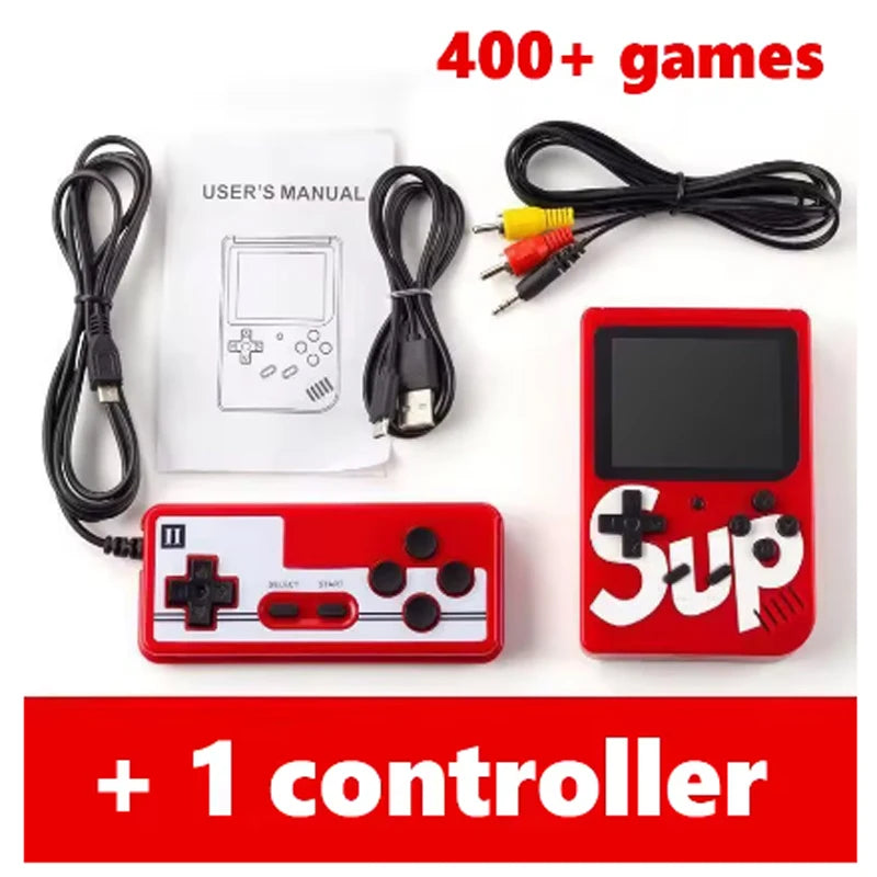 500-in-One Classic Mini Handheld Console for Children and Students: A Nostalgic Macaron-Style Handheld Game Console